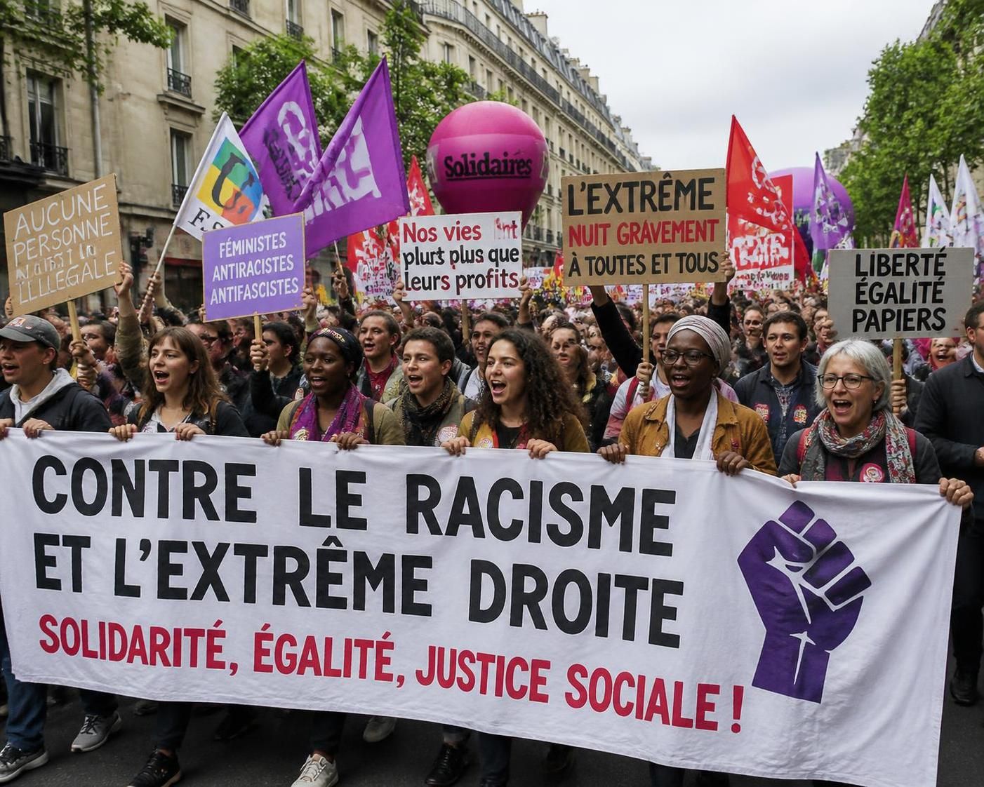 avant 2027, découvrez comment les syndicats unissent leurs forces pour lutter contre l'influence grandissante du rassemblement national.