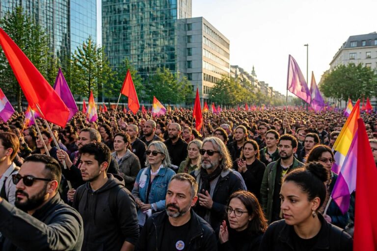 avant 2027, les syndicats unissent leurs forces pour lutter contre l'influence croissante du rassemblement national et défendre leurs valeurs communes.