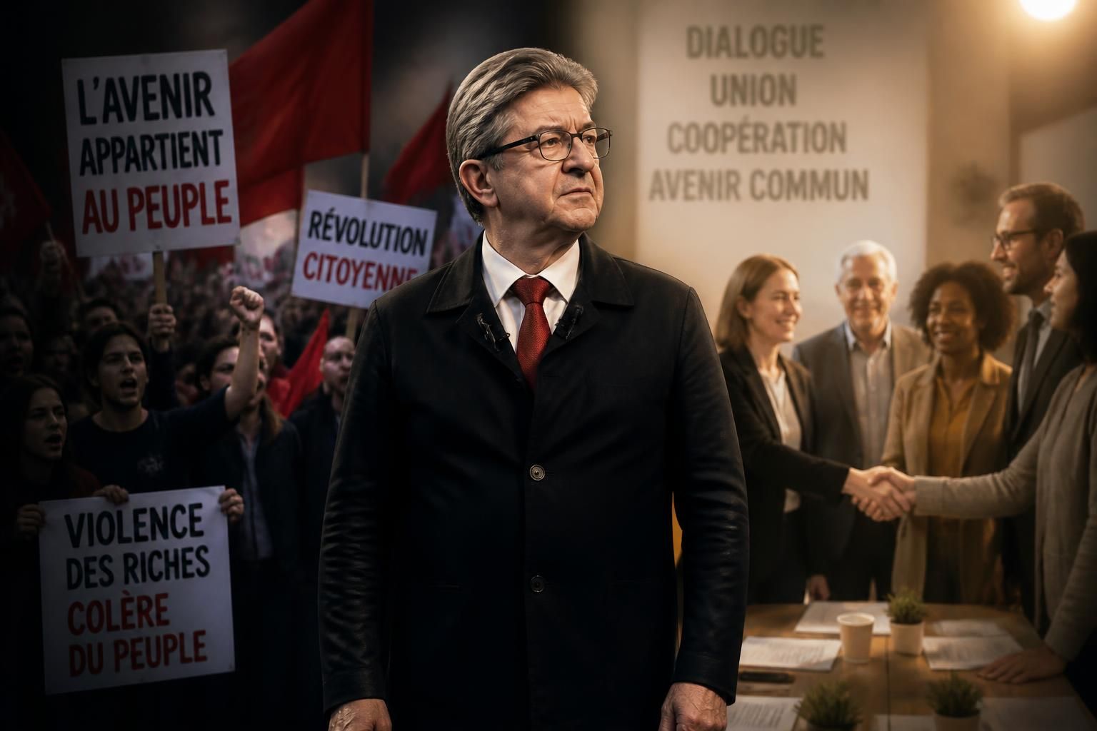 découvrez les enjeux du dilemme politique de mélenchon entre sa radicalité affirmée et la stratégie d'union en vue de l'élection présidentielle de 2027.