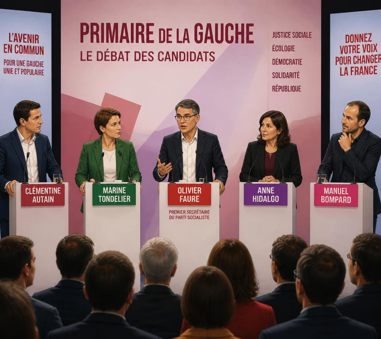 olivier faure annonce officiellement sa candidature à la primaire de la gauche en vue de l'élection présidentielle de 2027, marquant un tournant majeur dans la campagne politique.