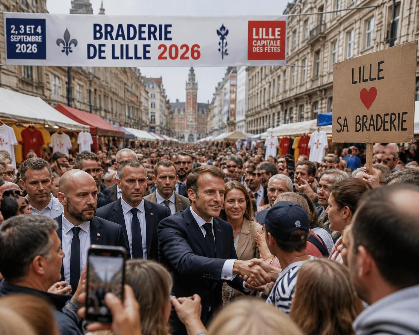 découvrez comment les prétendants à l'élysée se mobilisent pour la braderie de lille, un événement emblématique rassemblant culture, commerce et engagement politique.