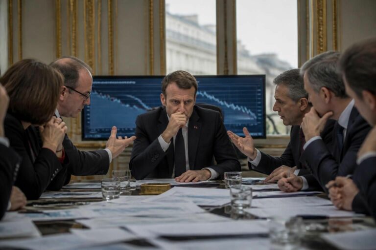 analyse du déclin de la popularité de macron et des défis majeurs liés au budget en cours de discussion, explorant les enjeux politiques et économiques actuels.