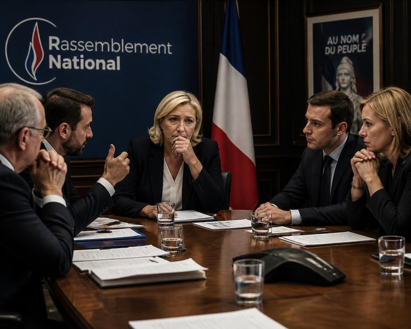découvrez les tensions internes cachées derrière l'apparente unité du rassemblement national, révélant une lutte sourde et impitoyable au sein du parti.