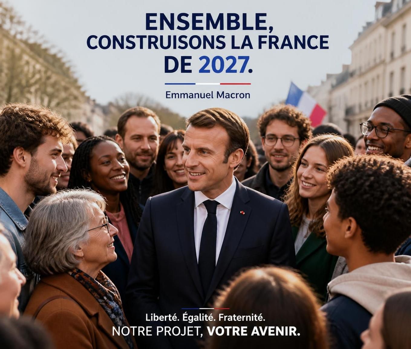 emmanuel macron explore la possibilité de briguer un troisième mandat présidentiel après 2027, suscitant un débat politique intense en france.