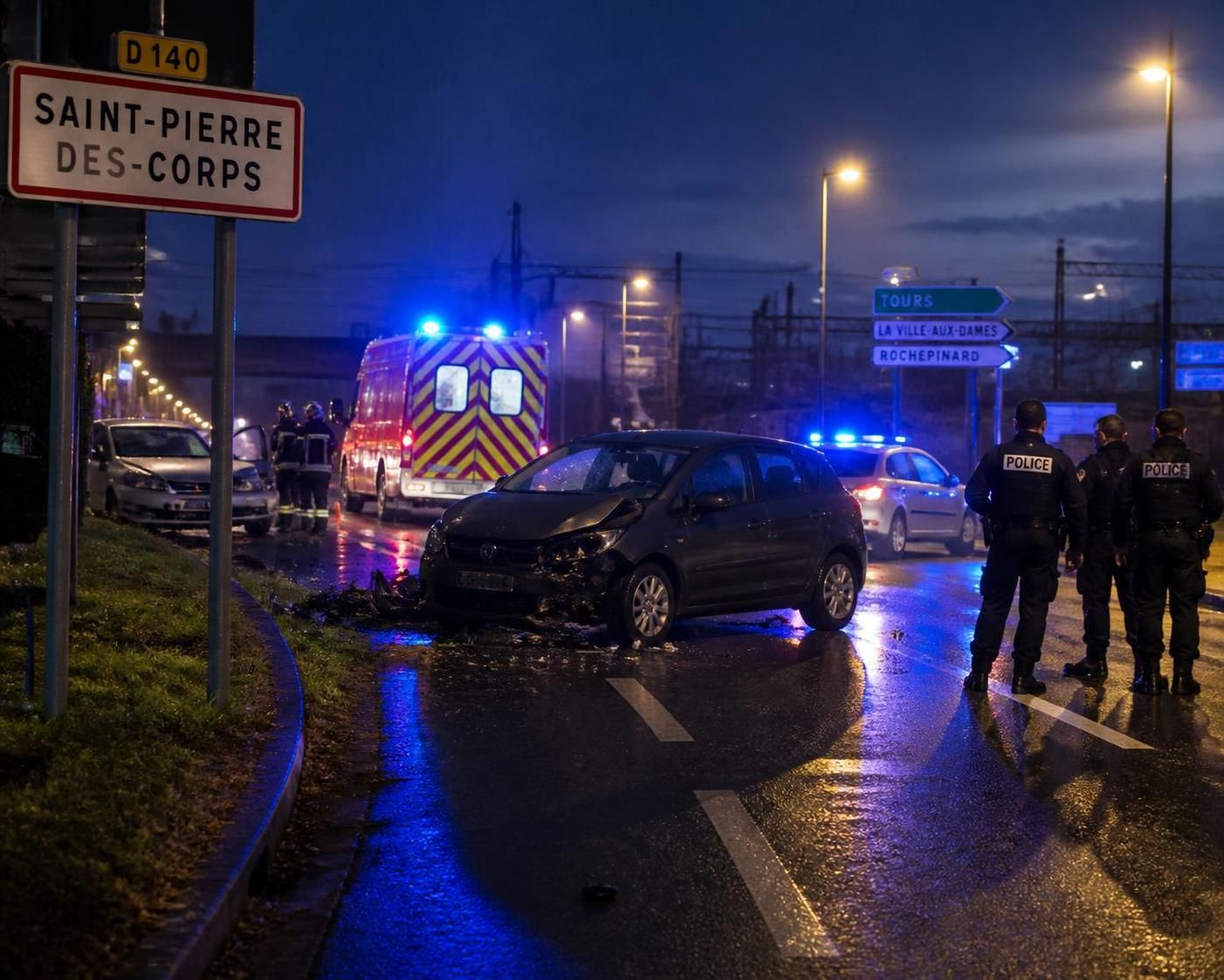 une enquête a été ouverte suite à un accident impliquant un policier à saint-pierre-des-corps, visant à éclaircir les circonstances de l'incident.