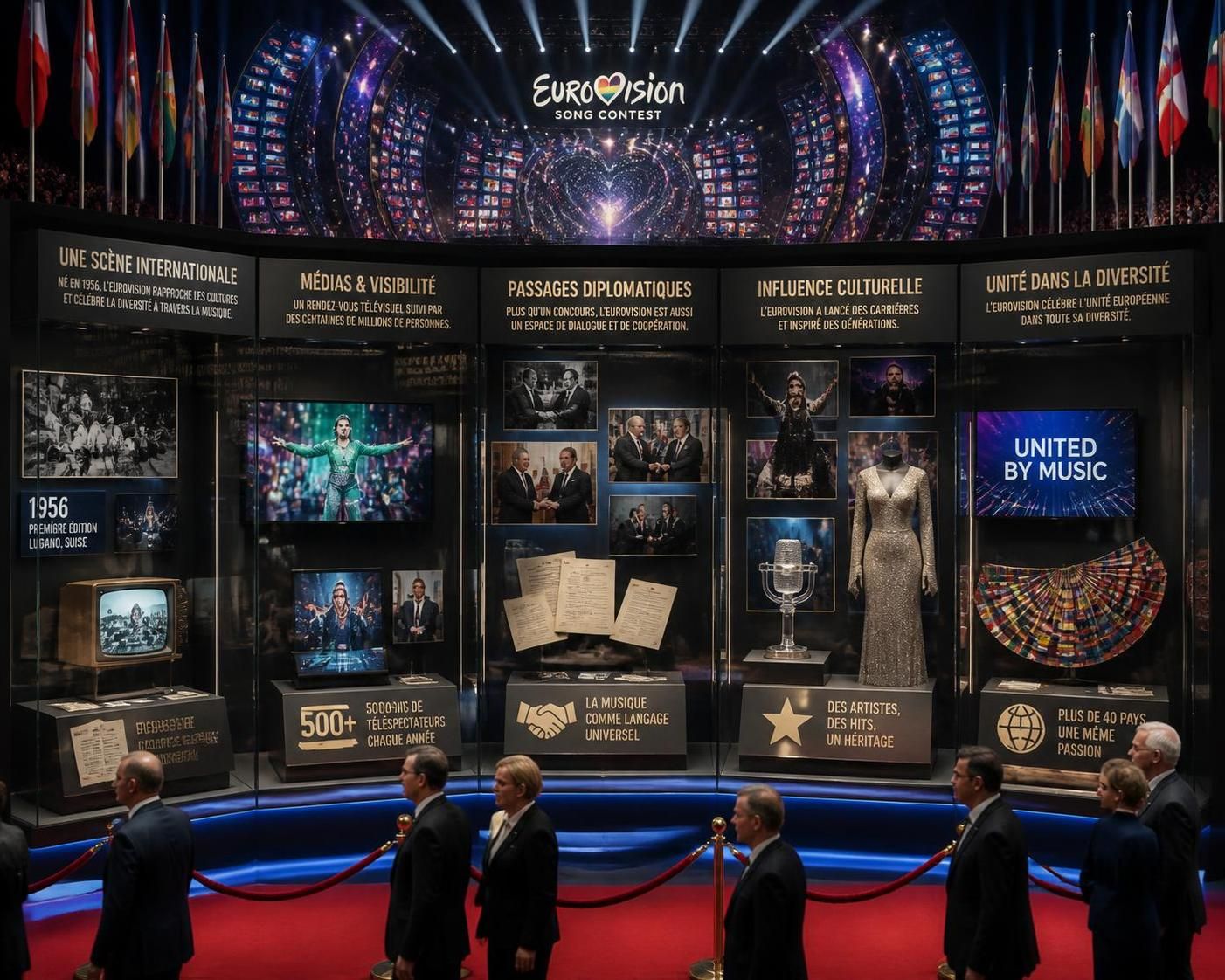 eurovision : une commission d'enquĂȘte relance le dĂ©bat sur l'influence du soft power dans le concours europĂ©en de musique.