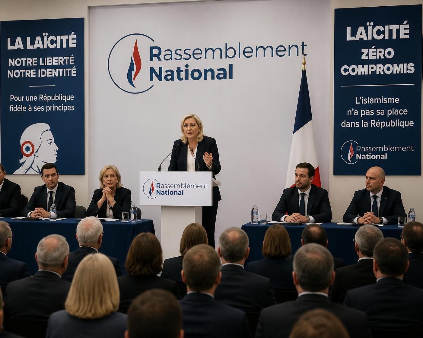 le rassemblement national relance la polémique en proposant un référendum sur le port du voile, ravivant le débat sur la laïcité et les droits individuels en france.