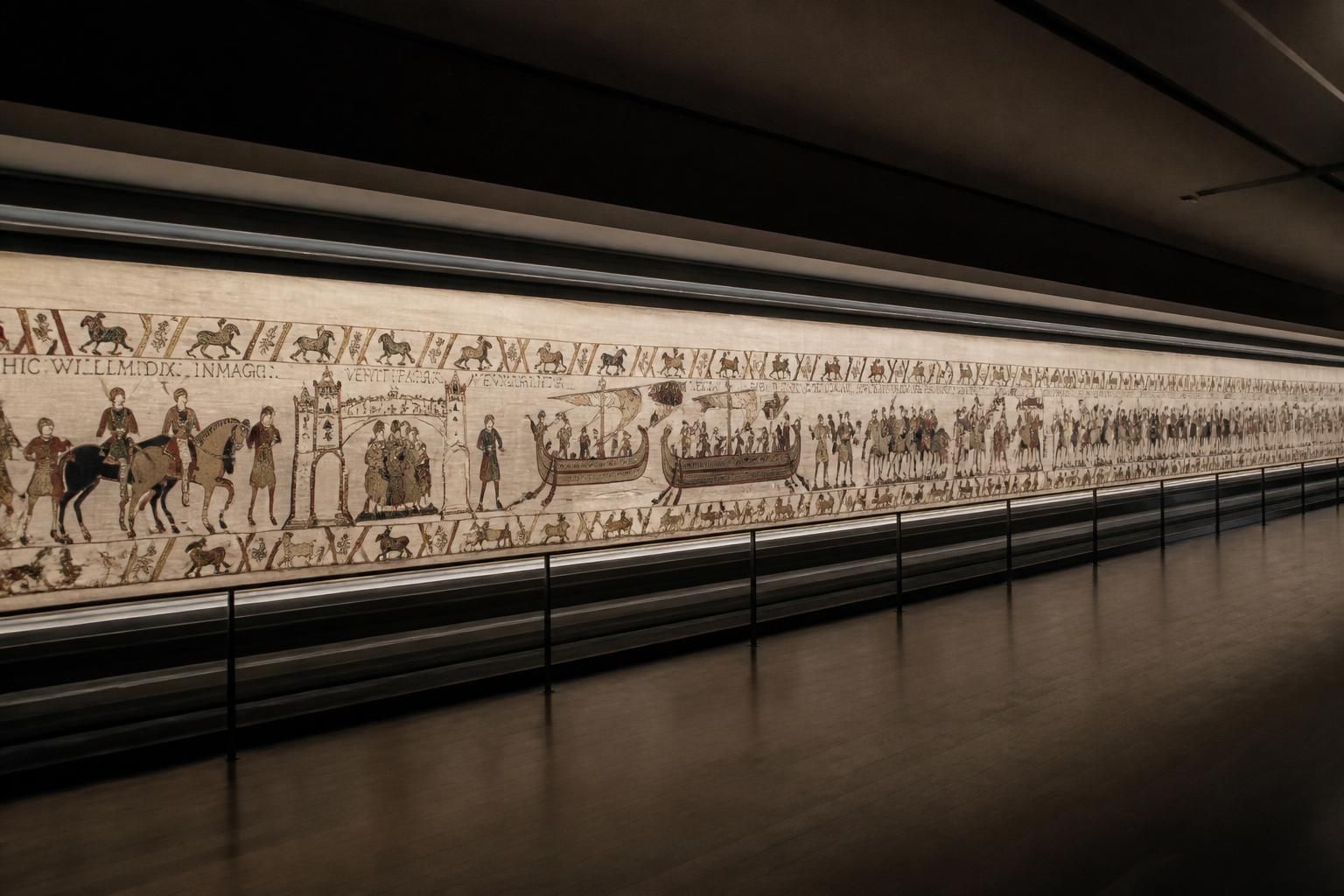 dĂ©couvrez comment emmanuel macron a inaugurĂ© la cĂ©lĂšbre tapisserie de bayeux Ă londres, dĂ©voilant ce chef-d'Ćuvre historique devant un public enthousiaste.