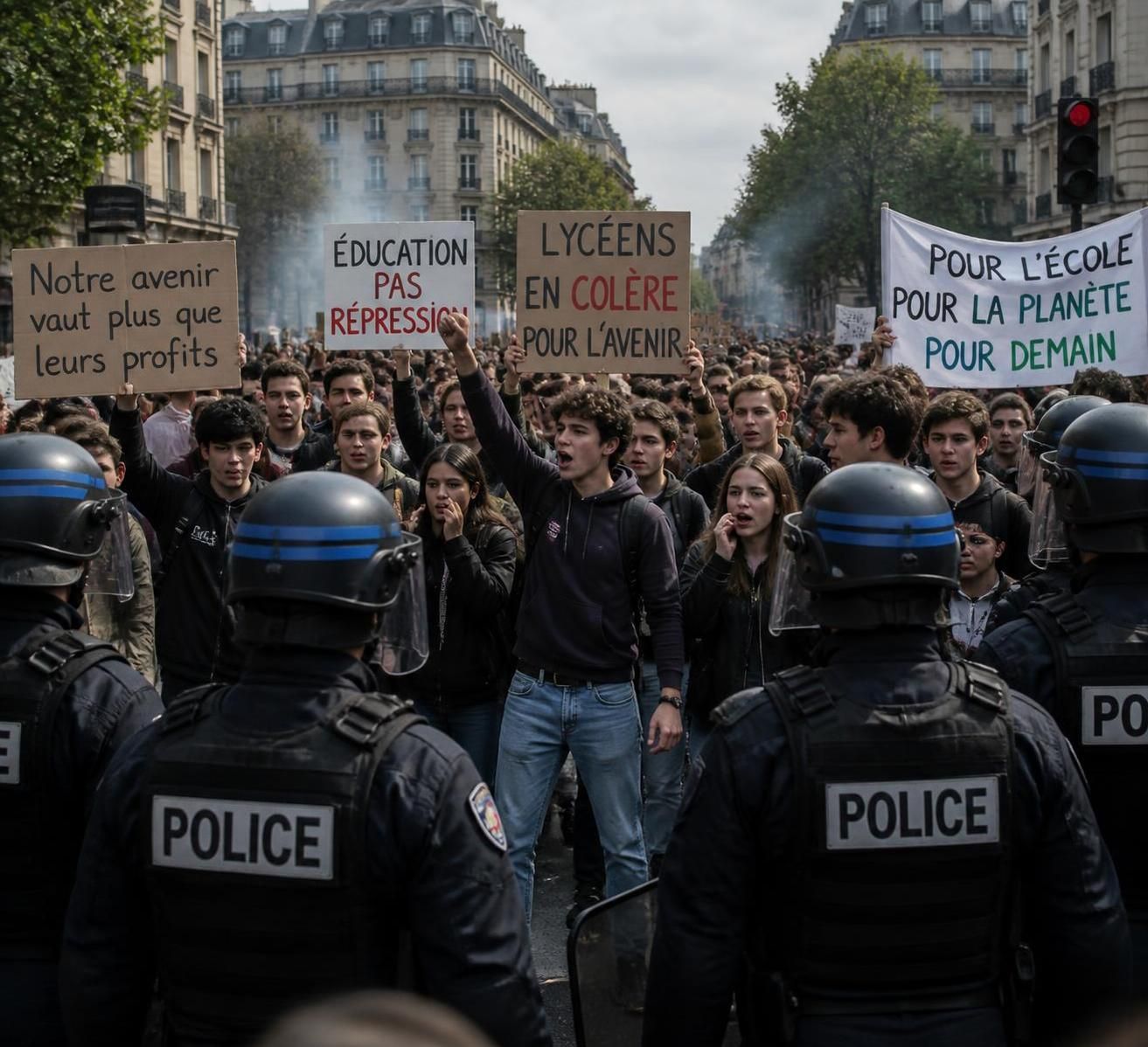 découvrez les tensions croissantes dans les lycées entre manifestations étudiantes et autorités en état d'alerte, au cœur des débats sur l'avenir de l'éducation.