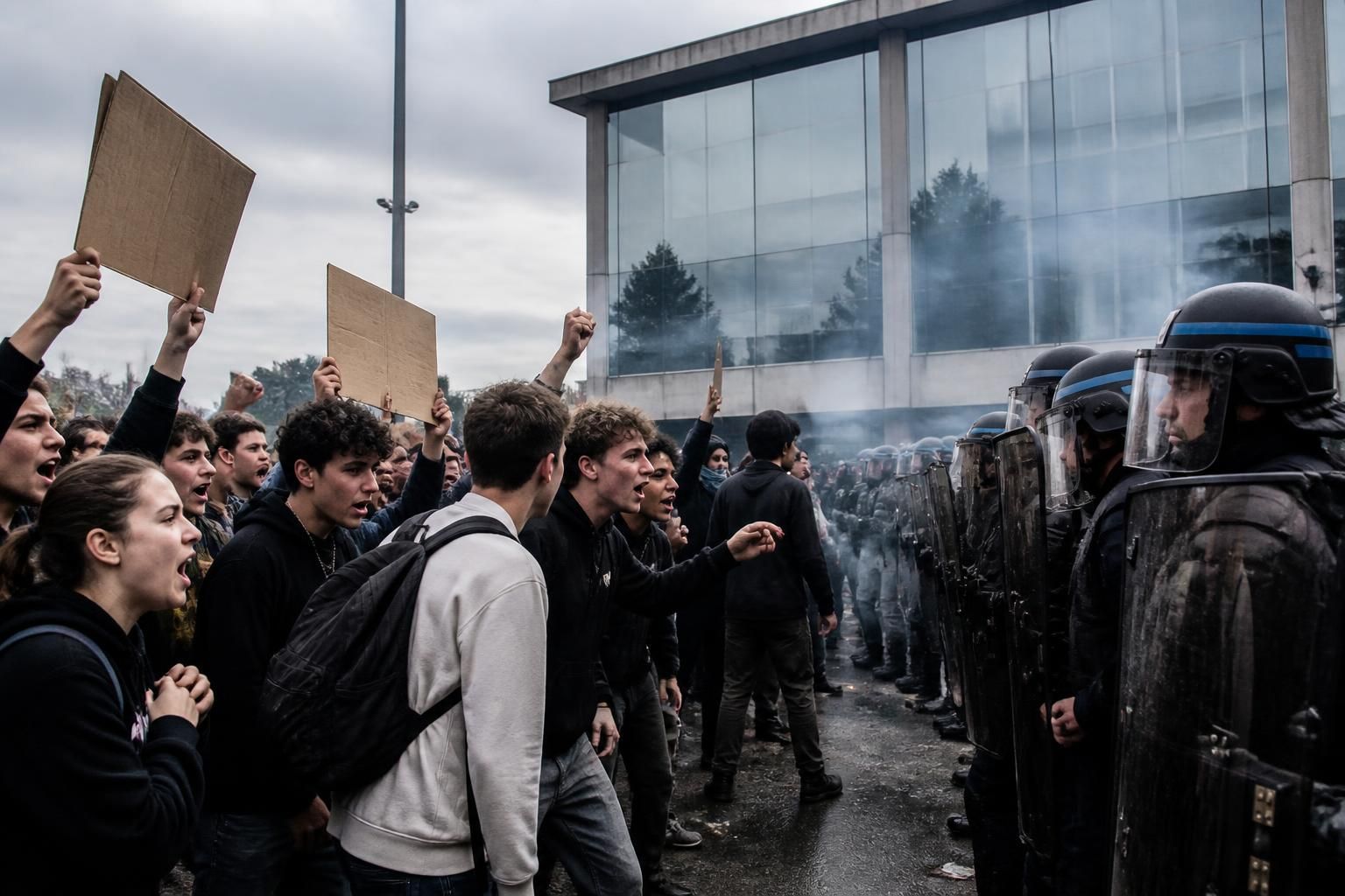 découvrez les enjeux des manifestations dans les lycées, où les confrontations entre étudiants et autorités suscitent vigilance et débats sur l'avenir de l'éducation.