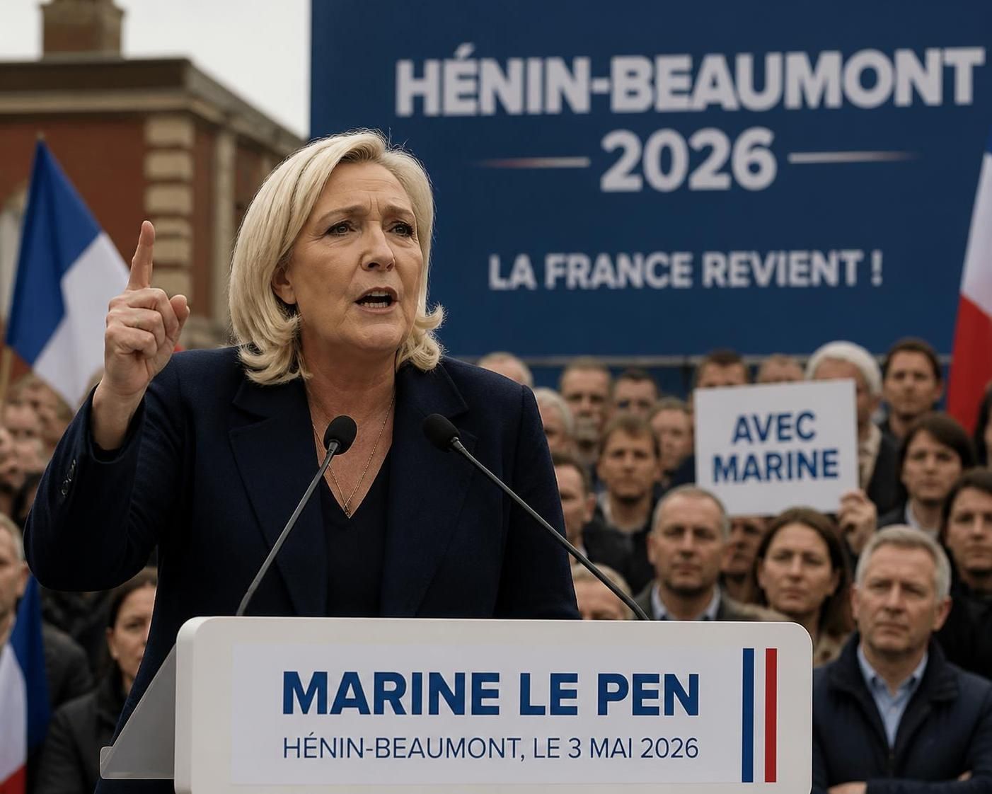 découvrez comment marine le pen revitalise sa campagne politique à hénin-beaumont avec de nouvelles initiatives et un message renouvelé.