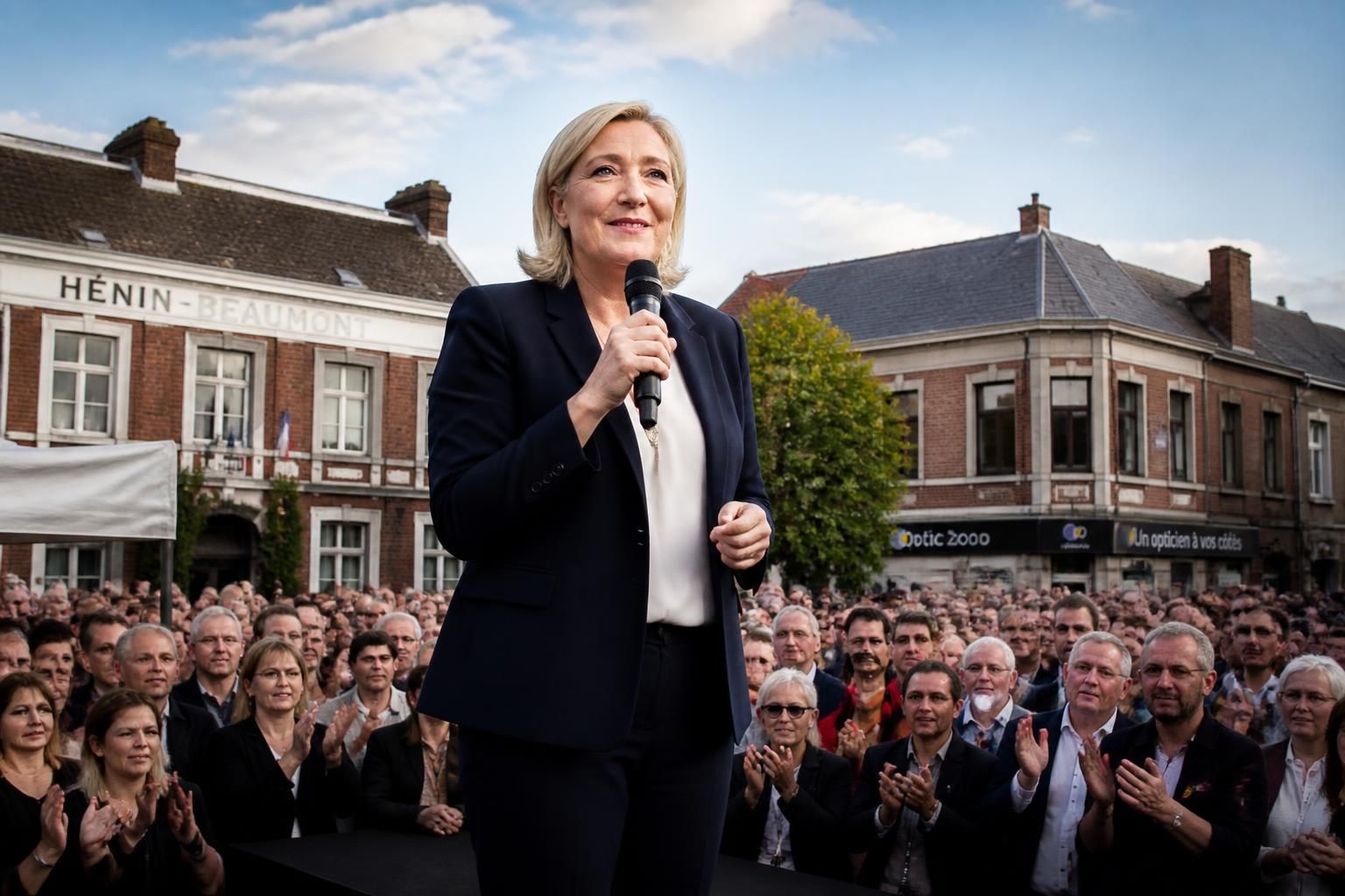 marine le pen dynamise sa campagne à hénin-beaumont avec de nouvelles initiatives et un engagement renouvelé pour convaincre les électeurs locaux.