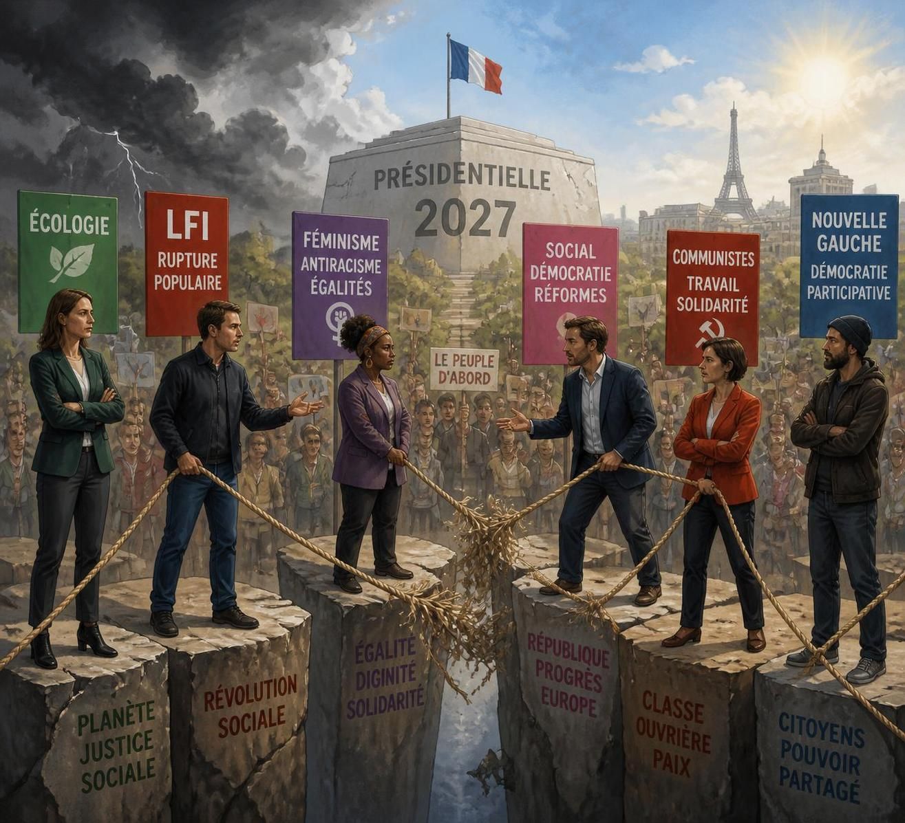 découvrez les enjeux majeurs de la gauche pour la présidentielle 2027, entre rivalités internes et alliances stratégiques qui façonneront l'avenir politique.