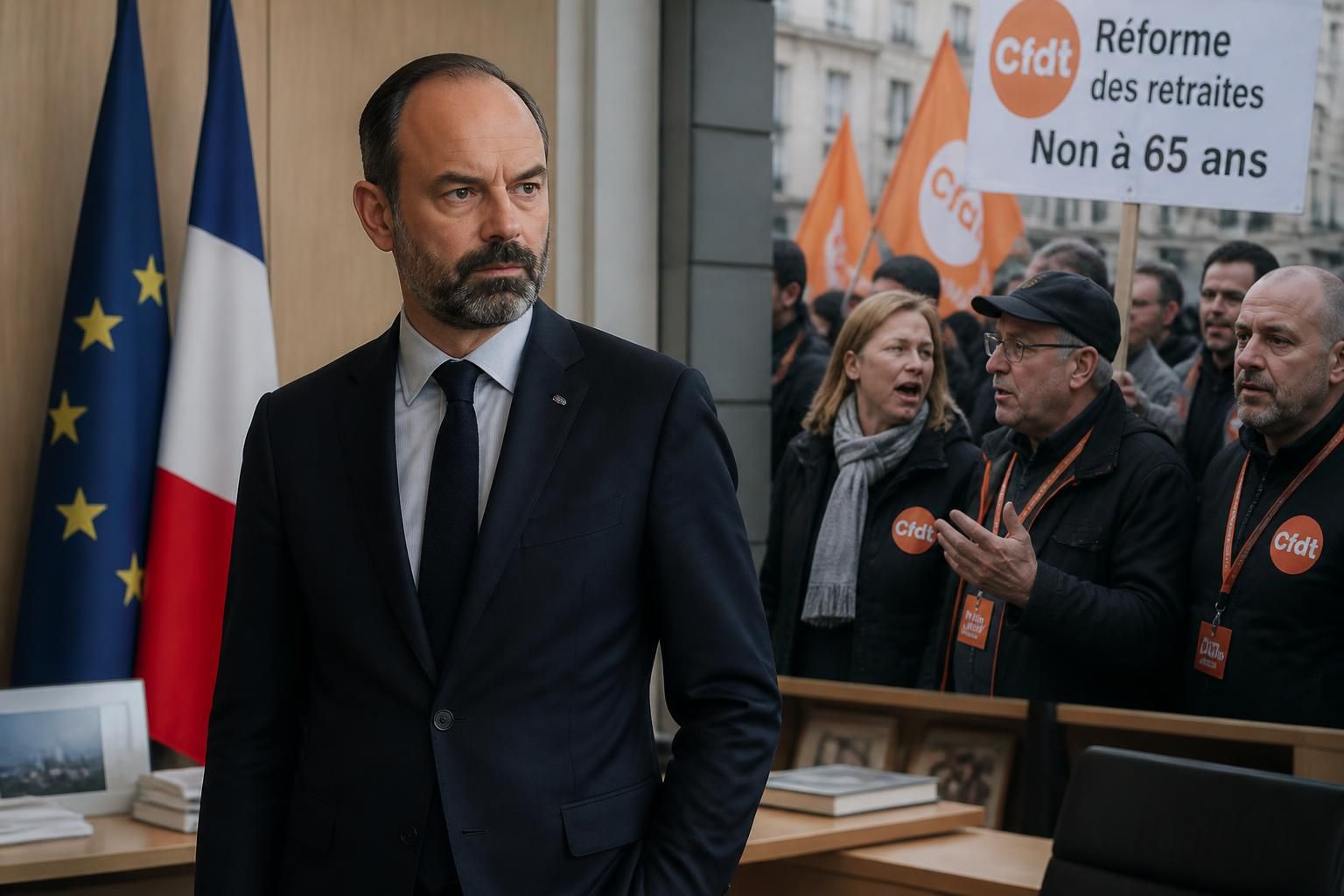 découvrez les enjeux du débat sur la retraite à 65 ans avec édouard philippe qui maintient sa position, tandis que la cfdt dénonce un véritable contresens.