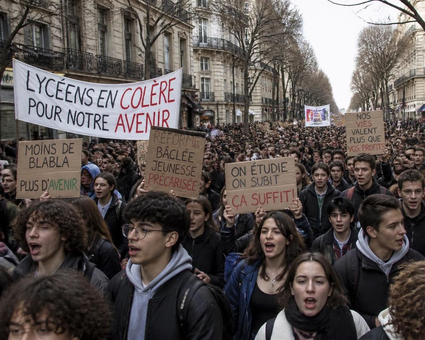 découvrez le point sur les blocages dans les lycées, avec un ralentissement progressif constaté par le ministère de l'éducation nationale.