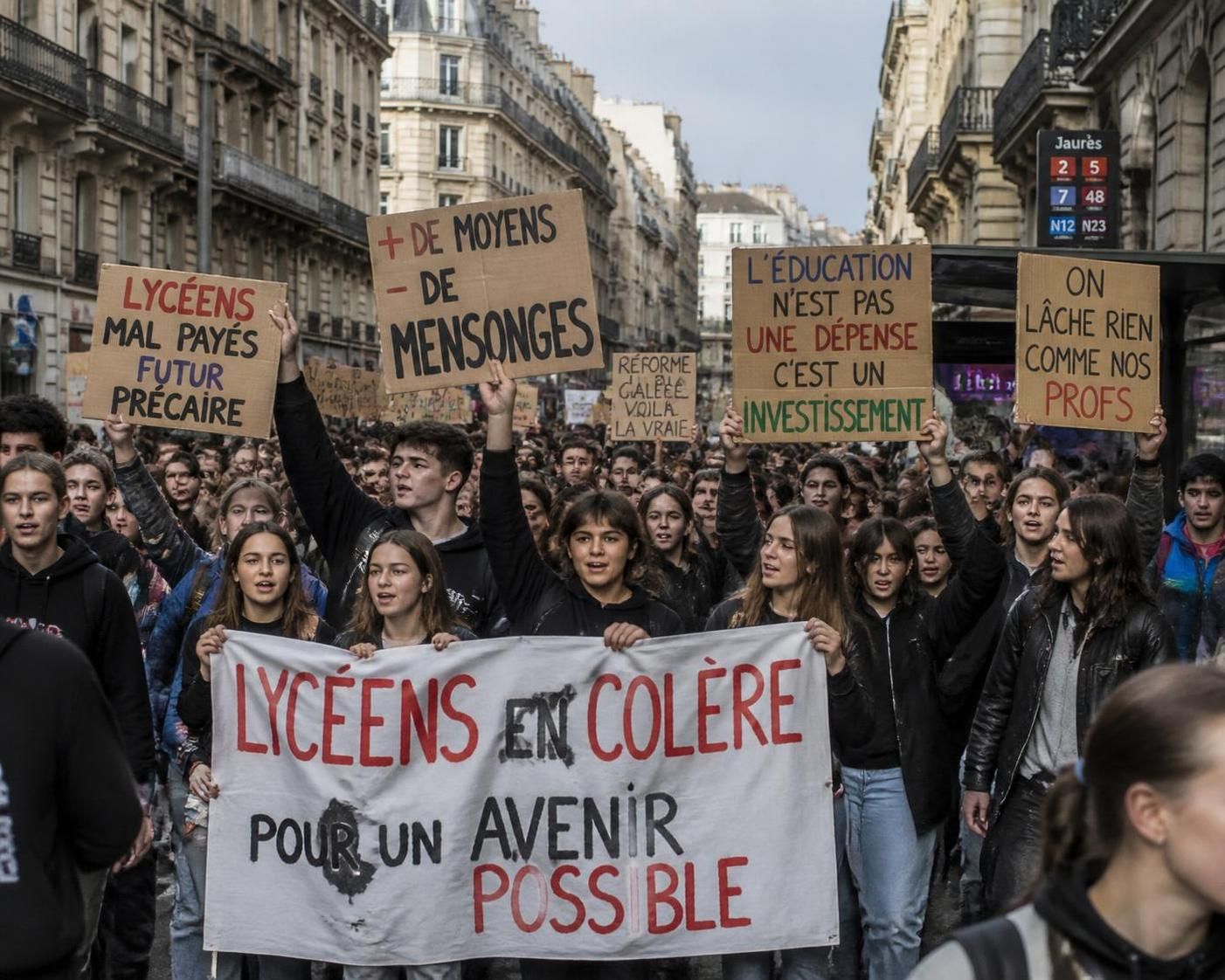 découvrez l'évolution des blocages dans les lycées avec un ralentissement progressif, selon les observations du ministère de l'éducation.