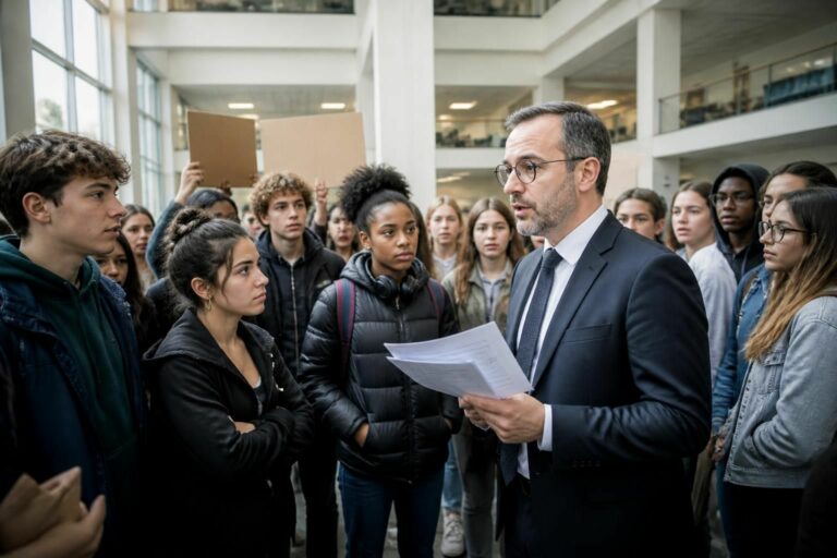 édouard geffray dévoile un plan d'urgence destiné à apaiser la crise au lycée et restaurer un climat serein pour les élèves et le personnel.