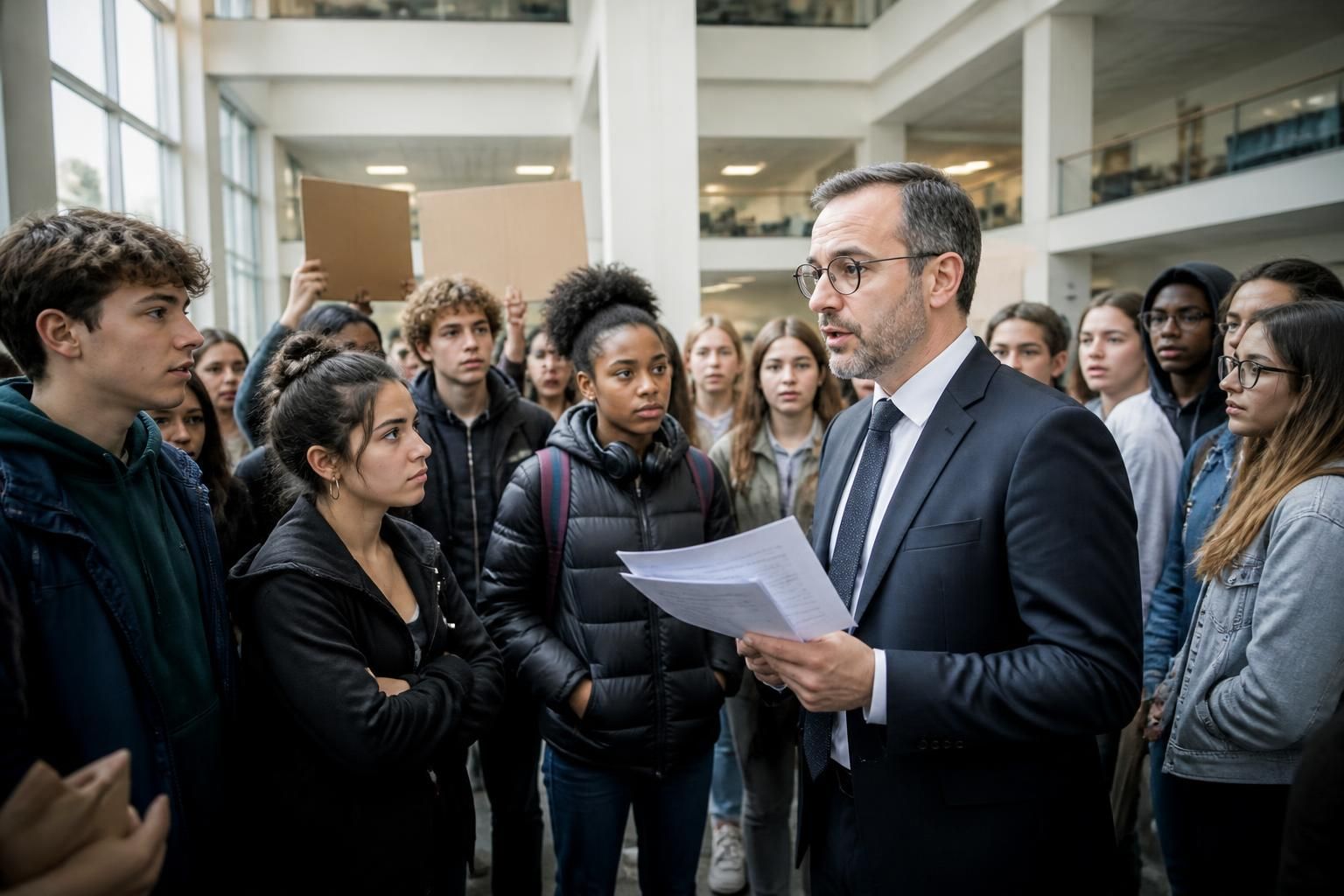 édouard geffray dévoile un plan d'urgence destiné à apaiser la crise au lycée et restaurer un climat serein pour les élèves et le personnel.
