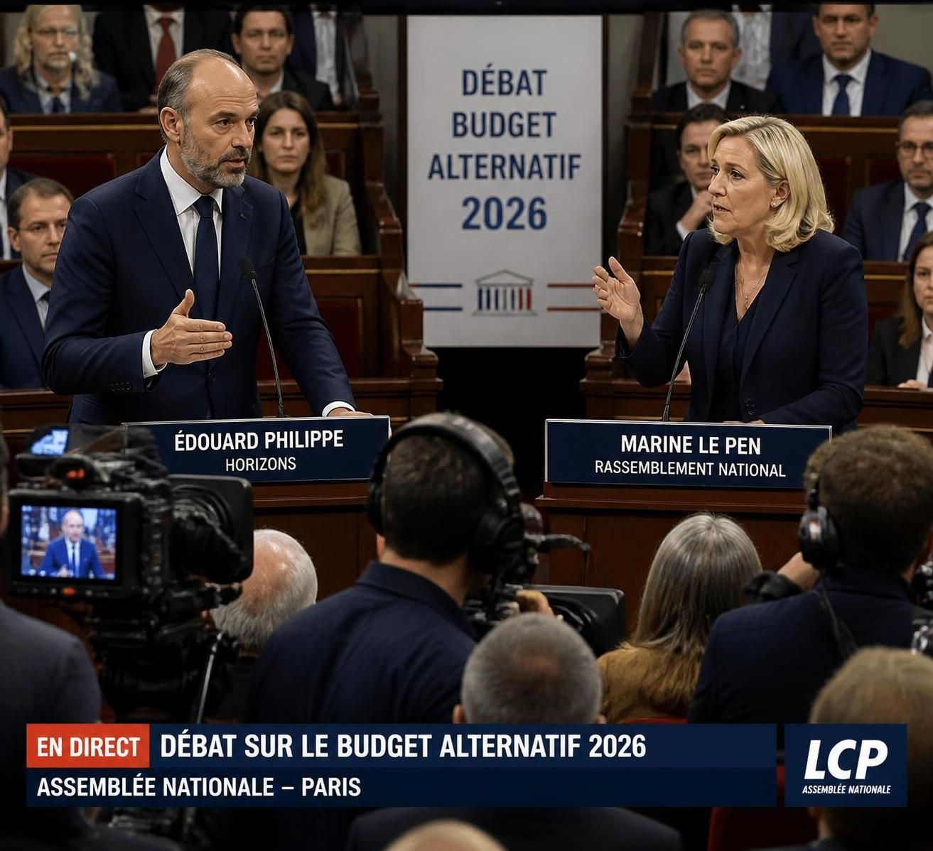 découvrez comment édouard philippe défie marine le pen en proposant un contre-budget ambitieux, mettant en lumière ses priorités économiques et politiques pour l'avenir.