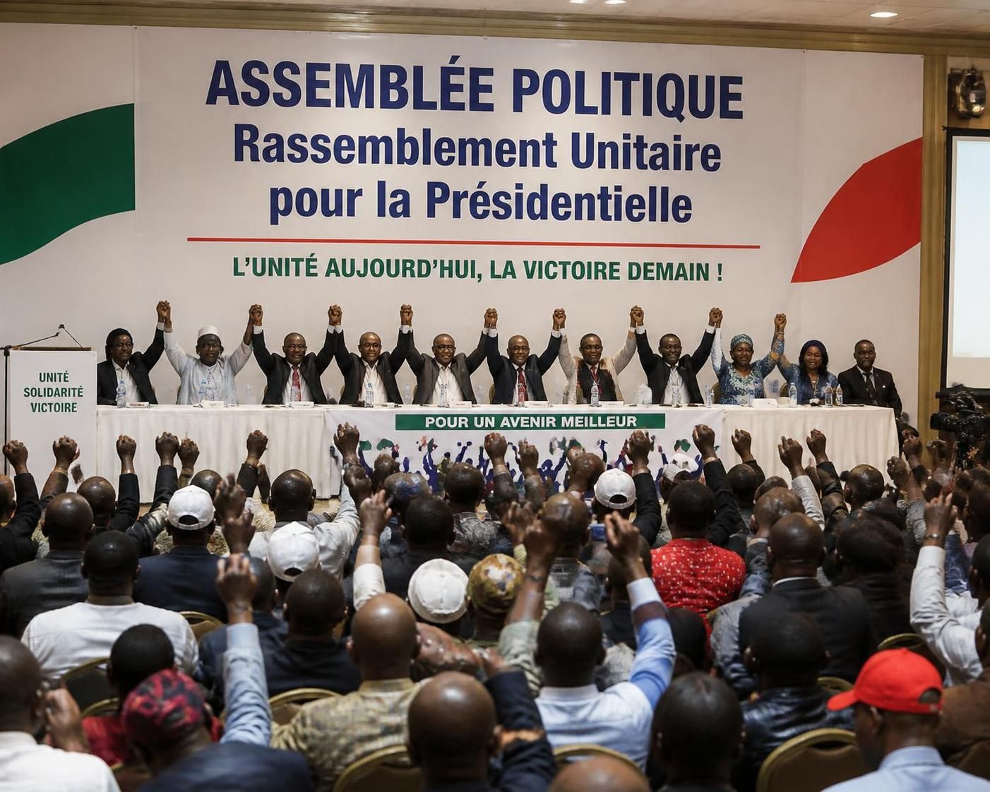 françois hollande appelle à l'unité politique et à la cohésion nationale en préparation de l'élection présidentielle de 2027, soulignant l'importance d'une solidarité retrouvée après la primaire.