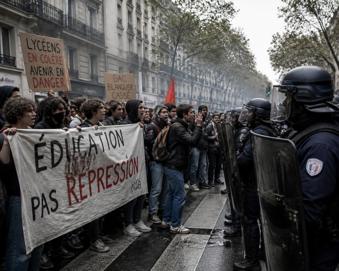 analyse des défis actuels liés à la mobilisation des lycéens et des réponses politiques mises en œuvre pour y faire face.