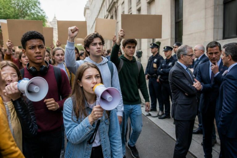 analyse approfondie de la mobilisation des lycéens face aux défis actuels et des réactions politiques en cours.