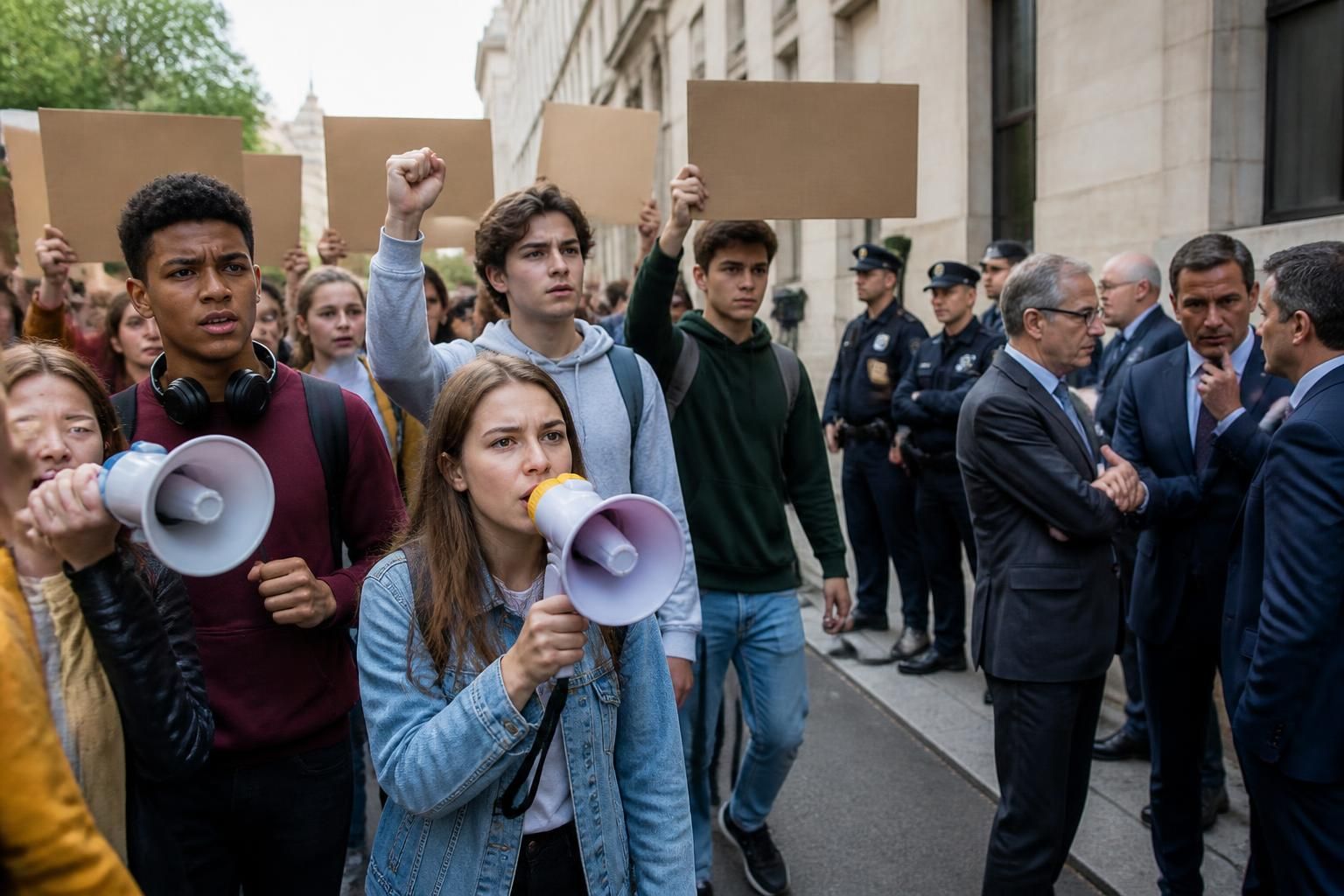 analyse approfondie de la mobilisation des lycéens face aux défis actuels et des réactions politiques en cours.