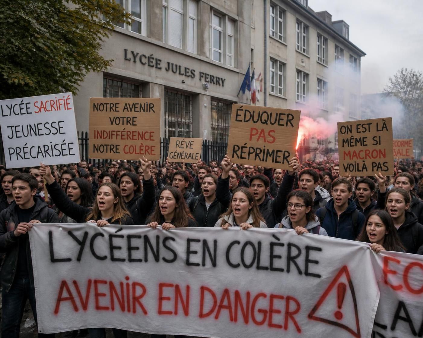 découvrez les enjeux de la mobilisation des lycéens face à des tensions croissantes et les défis politiques majeurs qu'elle soulève dans la société contemporaine.