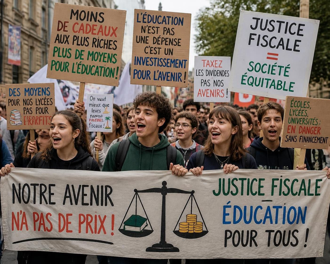 découvrez les mobilisations massives des lycéens à travers la france qui manifestent pour la défense de l'éducation et l'amélioration des conditions scolaires.