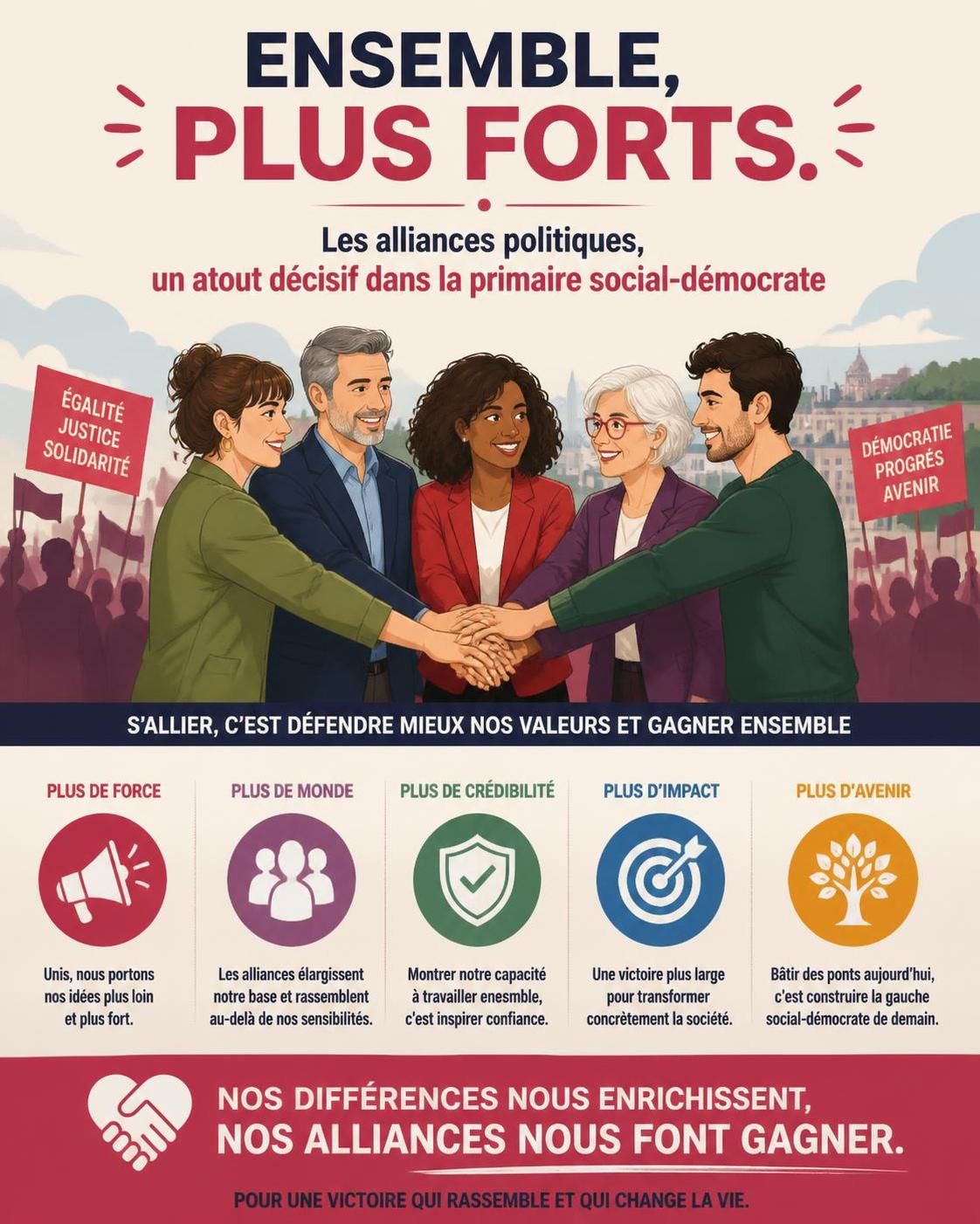 découvrez les visions opposées des candidats à la primaire social-démocrate et leurs projets pour l'avenir du pays.