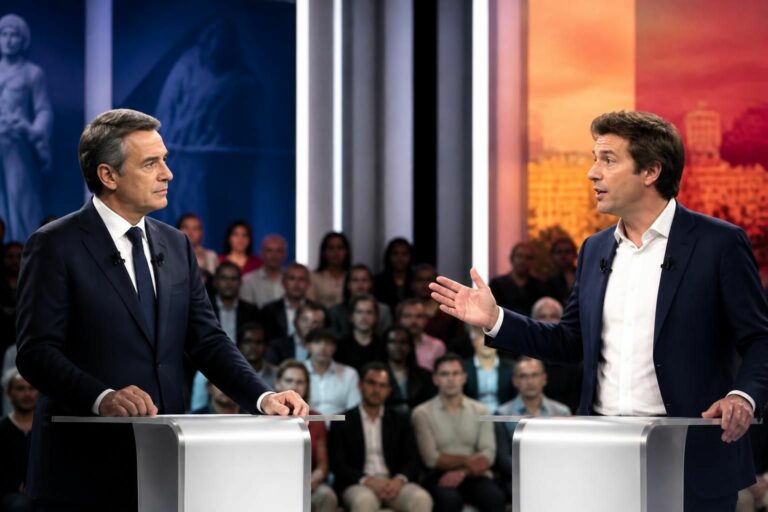 découvrez les visions opposées des candidats lors de la primaire social-démocrate, un débat clé pour l'avenir politique.