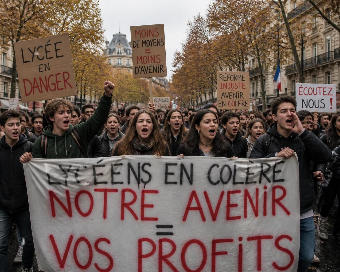 sébastien lecornu fait face à une forte mobilisation lycéenne et sociale, illustrant les défis actuels du gouvernement face au mécontentement public.